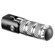 LighTech Ersatz-Fußraste klappbar 76,5 mm – Silber/Schwarz | RFTR249-252