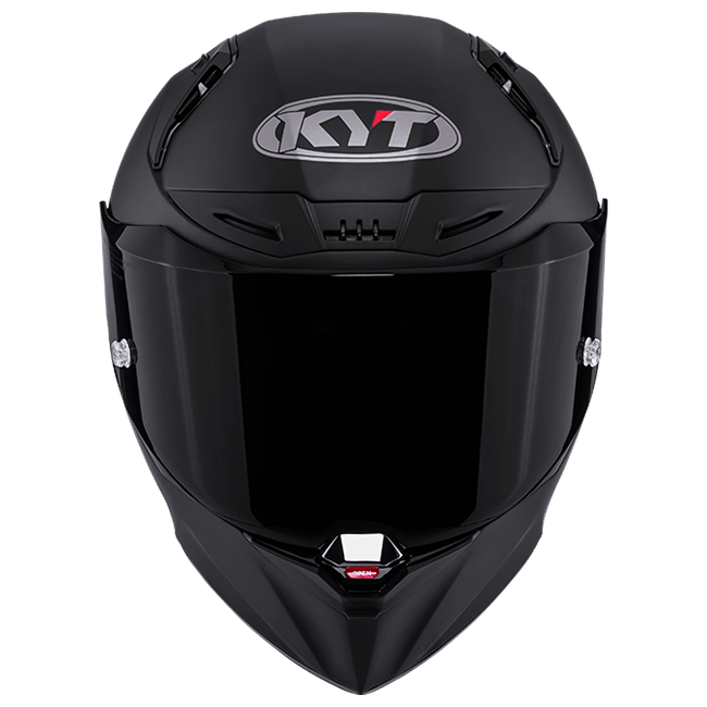 KYT R1R Racing Helm Plain schwarz matt Y6R100X6