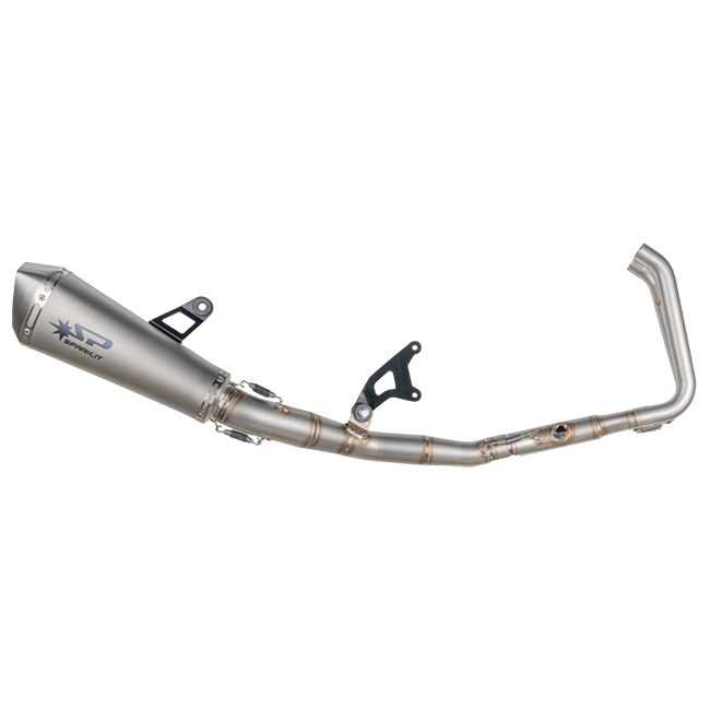 Spark Exhaust Komplettanlage Edelstahl Konix Kawasaki Ninja 400 (18-23) GKA8823T