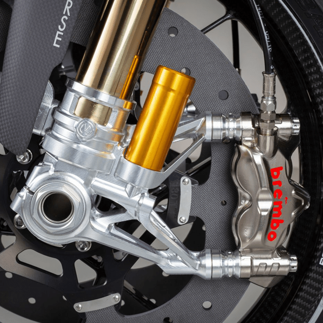 CNC Gabelfuß-Set 108 mm „GP Style“ Motocorse Ducati Panigale V4/S/R (18–24)