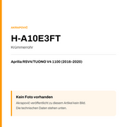 Akrapovic Krümmerrohr Aprilia RSV4 / TUONO V4 1100 (16-20) H-A10E3FT — Platzhalter, kein Herstellerfoto verfügbar