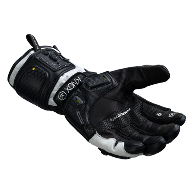 Knox Handroid MK5 Racing Lederhandschuhe | Herren | Schwarz/Weiß | 11769404101