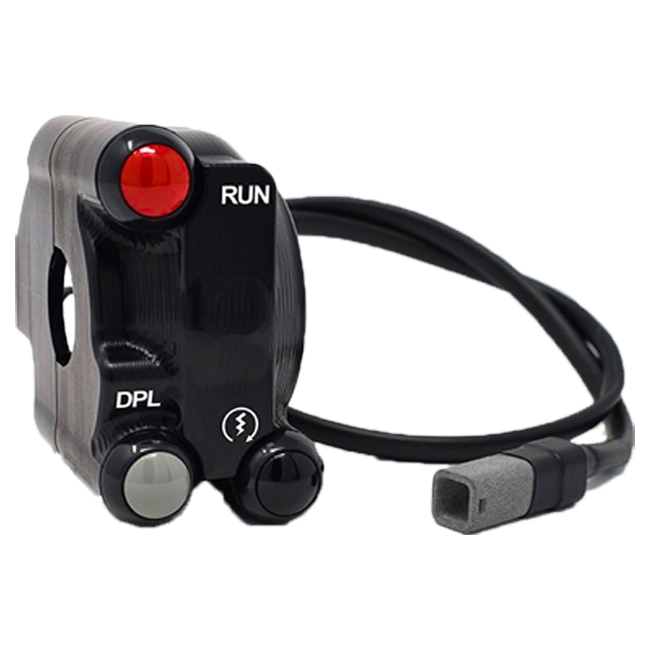 Gasgriffgehäuse mit Lenkerschalter JetPrime Ducati Panigale V4/S (18-24) JP ACC 020