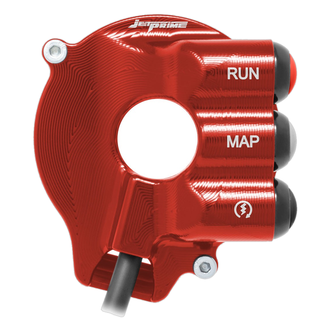 Gasgriffgehäuse mit integriertem Lenkerschalter JetPrime Aprilia RSV4 1100 Factory (21-26) JP CO AP660RV