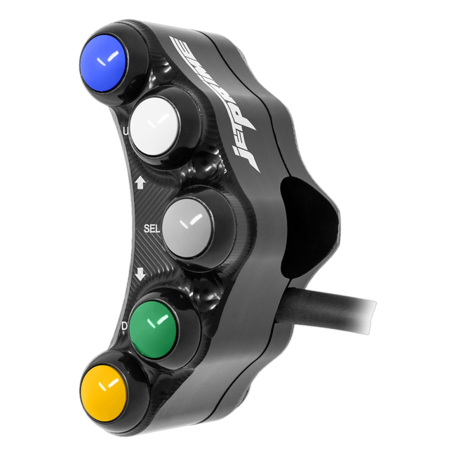 Lenkerschalter Sport links JetPrime Ducati Panigale 1199 S (12-15) JP SPS 003 – für I2M-Dashboard