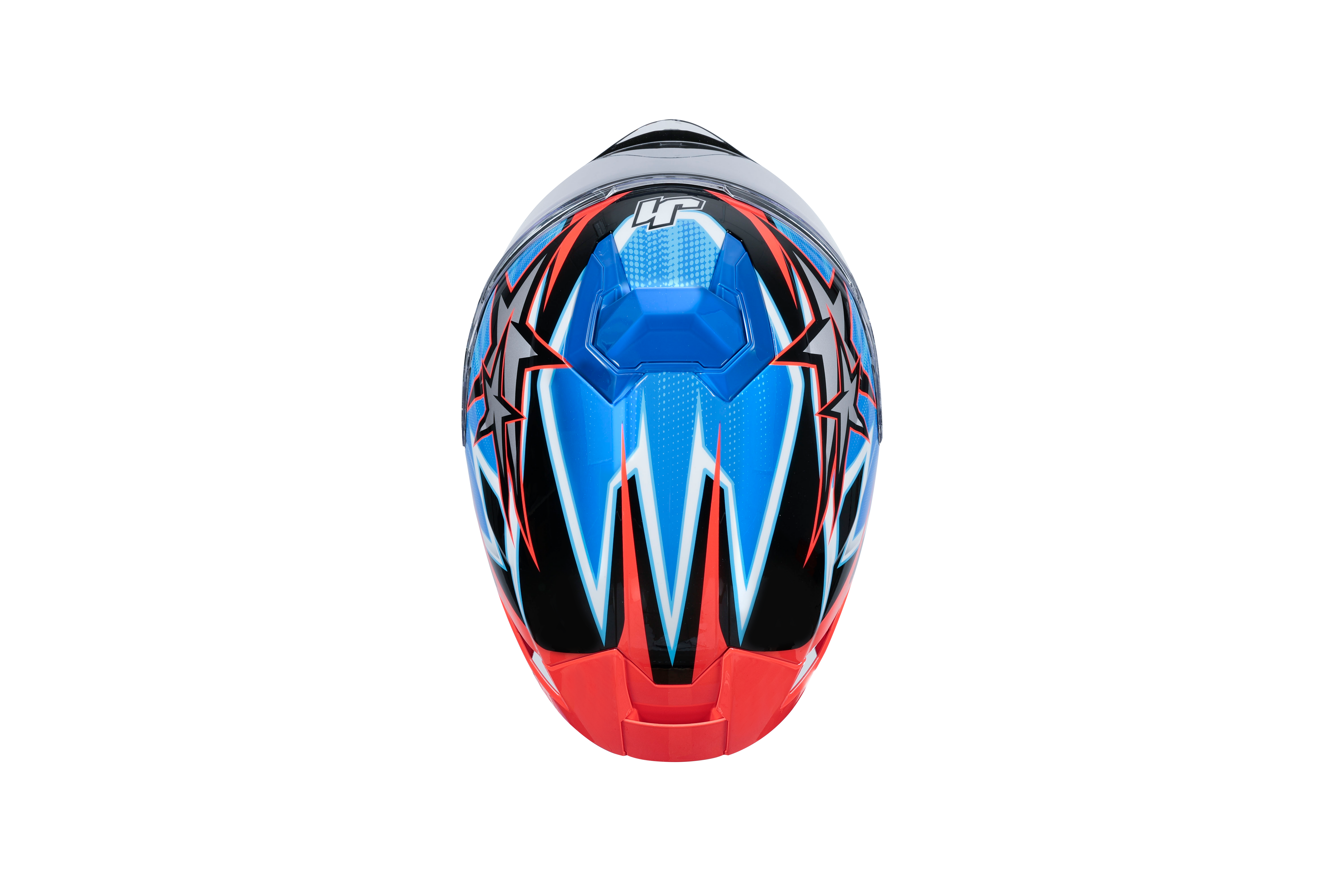 Just1 J-STR Helm Astro Rot / Blau / Schwarz Glanz 6030390112007