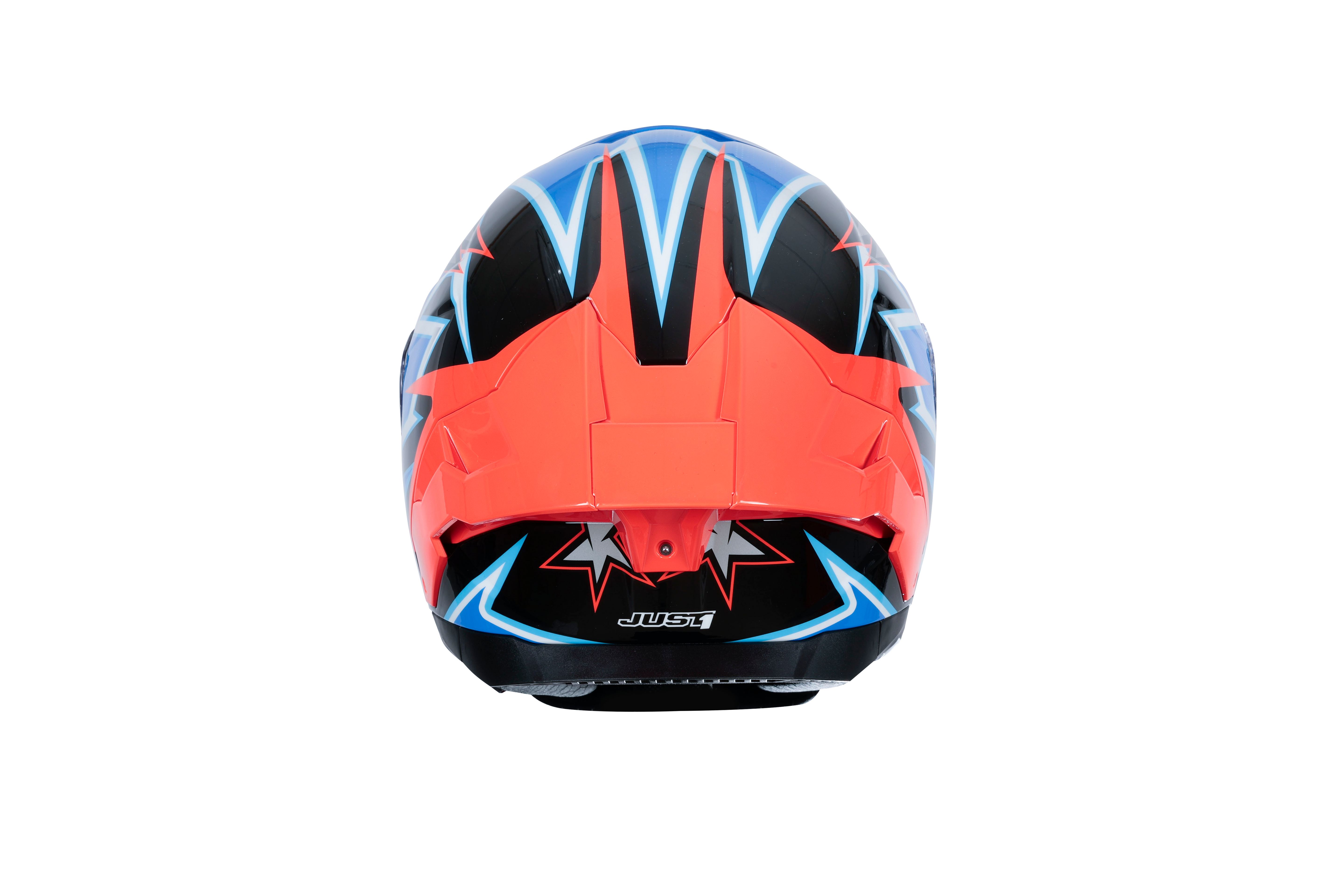 Just1 J-STR Helm Astro Rot / Blau / Schwarz Glanz 6030390112007