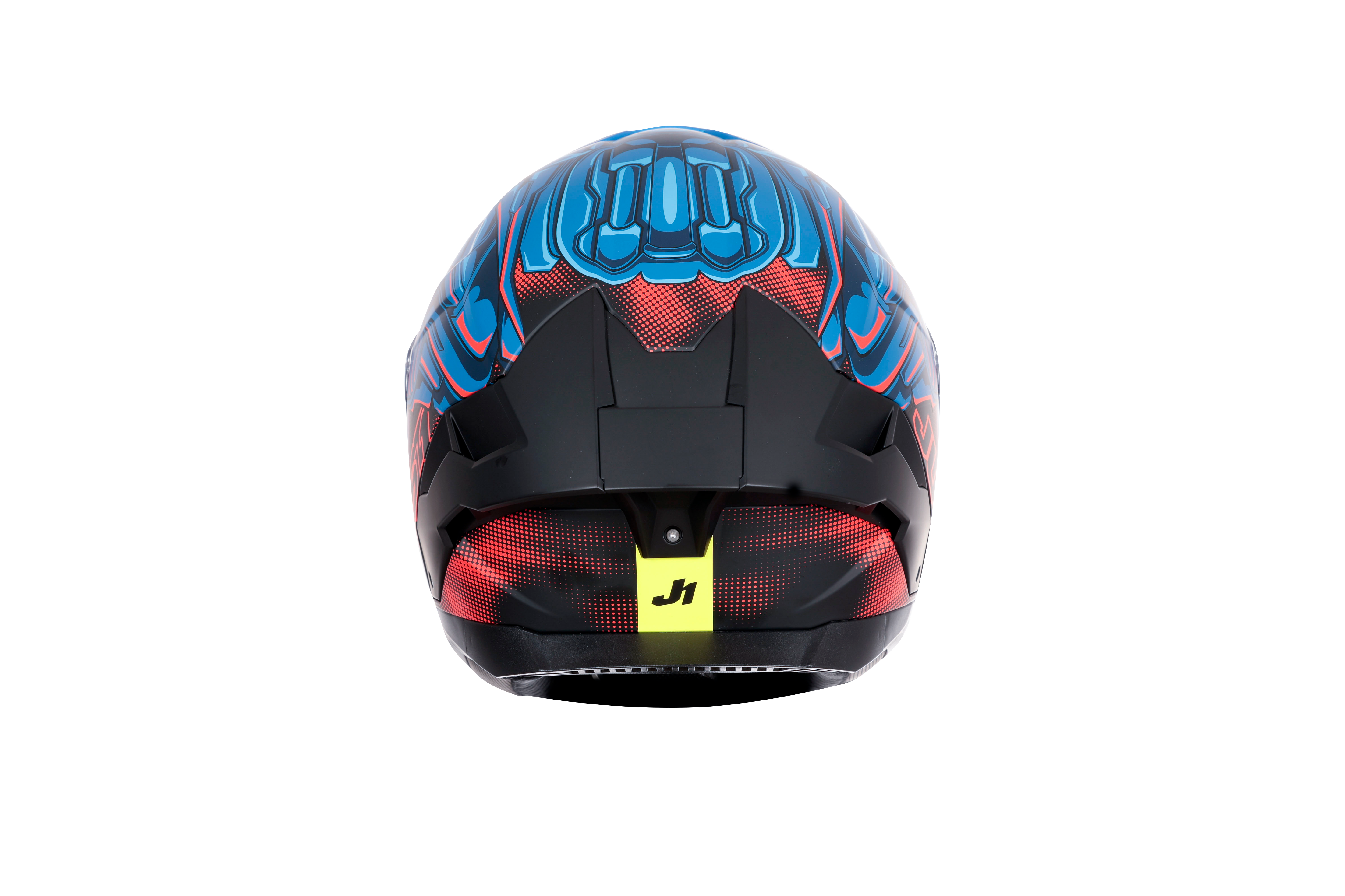 Just1 J-STR Helm Titan Rot / Blau / Schwarz Matt 6030390214004