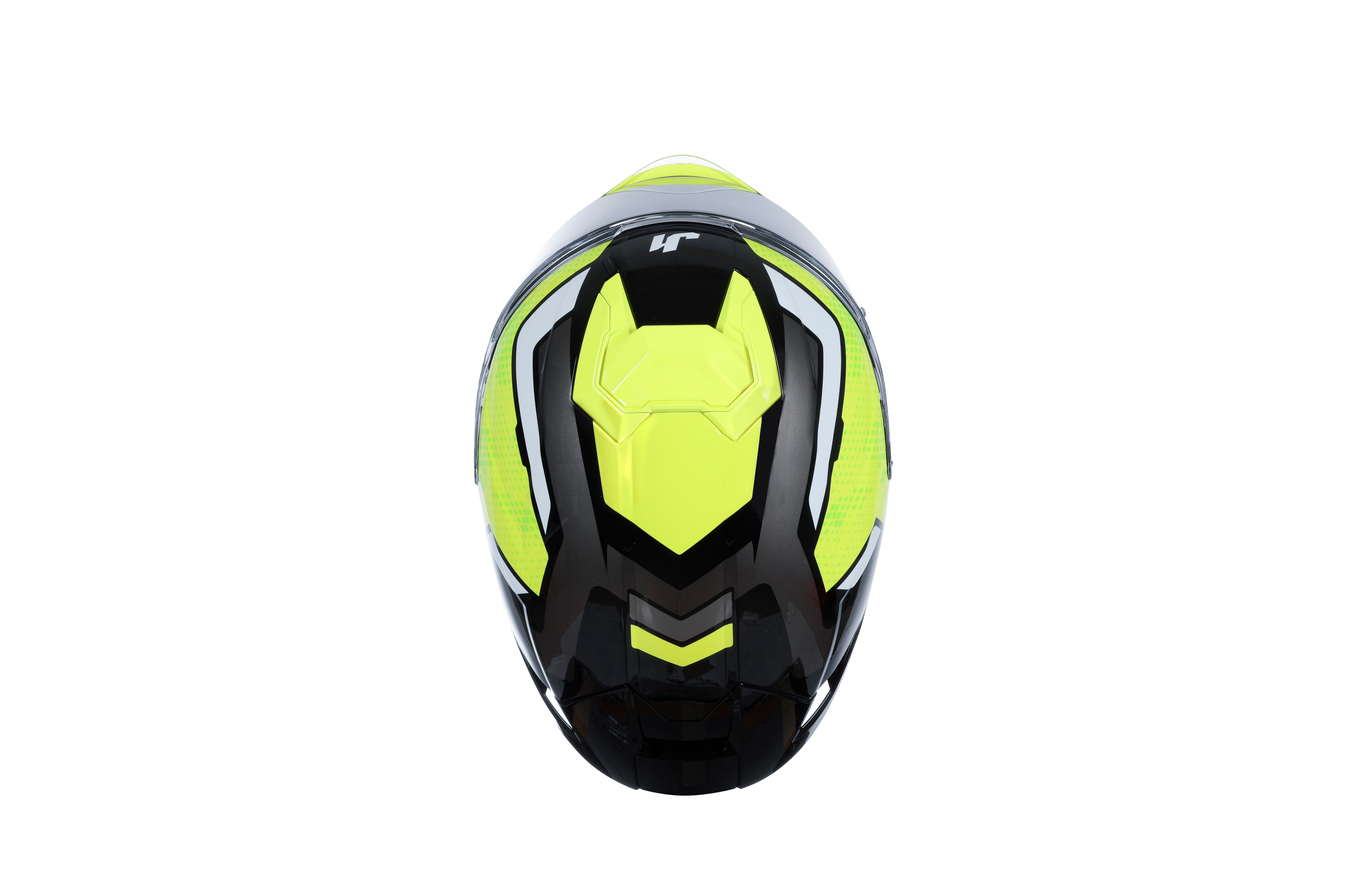 Just1 J-STR Helm Union Neongelb / Schwarz Glanz 6030390191001