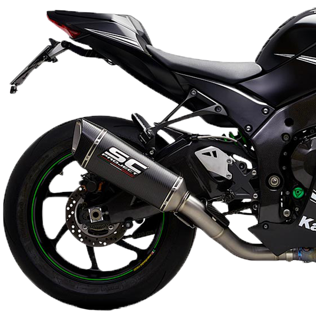SC-Project Slip-On SC1-R + KAT-Ersatzrohr Kawasaki ZX-10 R/RR (16-20) K22A-DET91