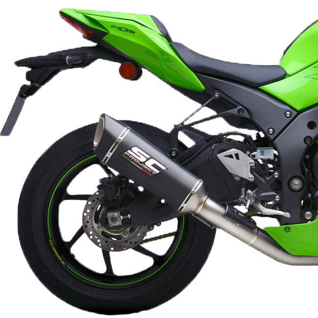 SC-Project Slip-On SC1-R + KAT-Ersatzrohr Kawasaki ZX-10 R/RR (21-26) K38A-DET91C