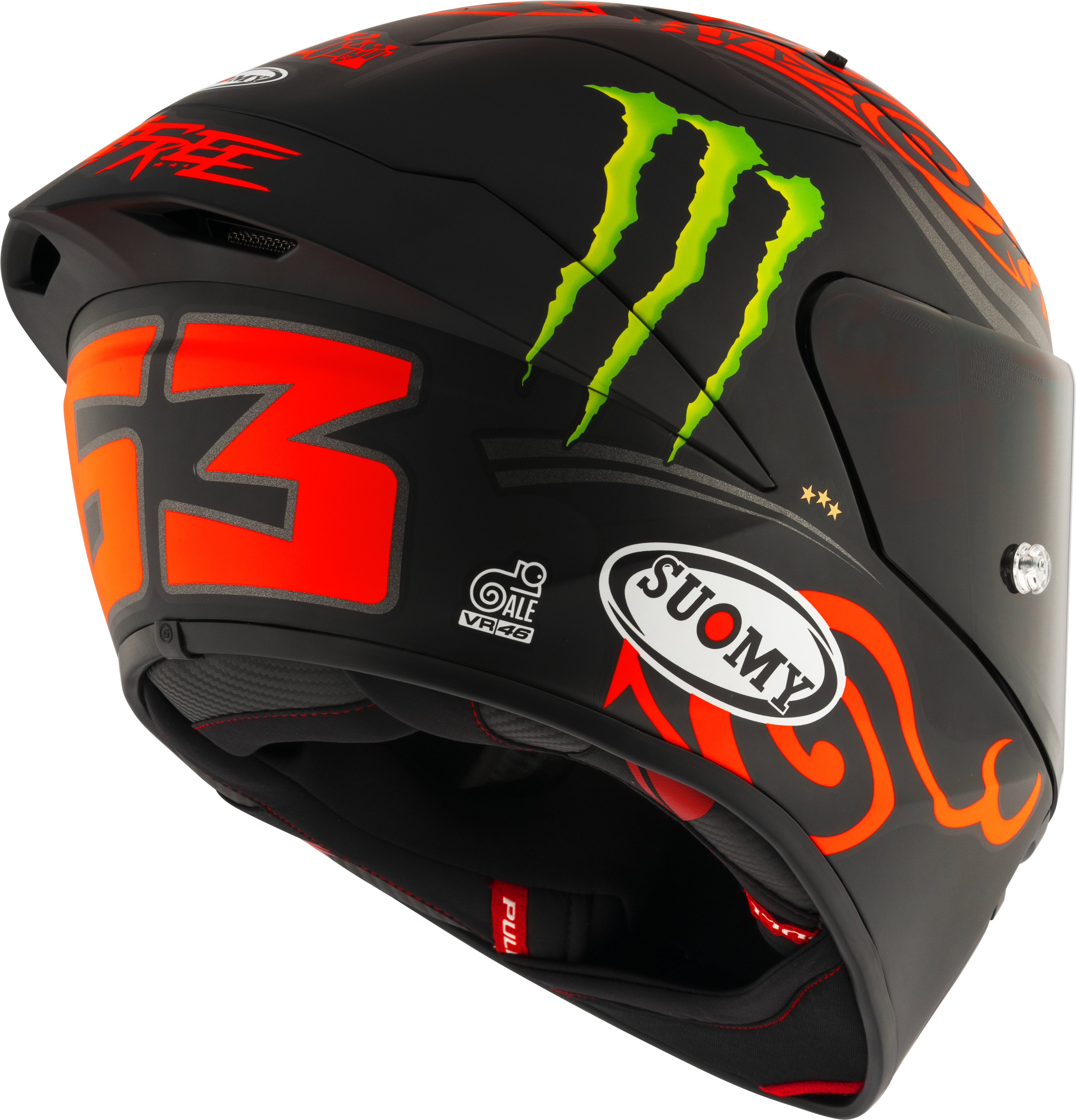 Suomy S1-XR GP Helm Francesco Pecco Bagnaia Monster Replica 2024 K6SX0013