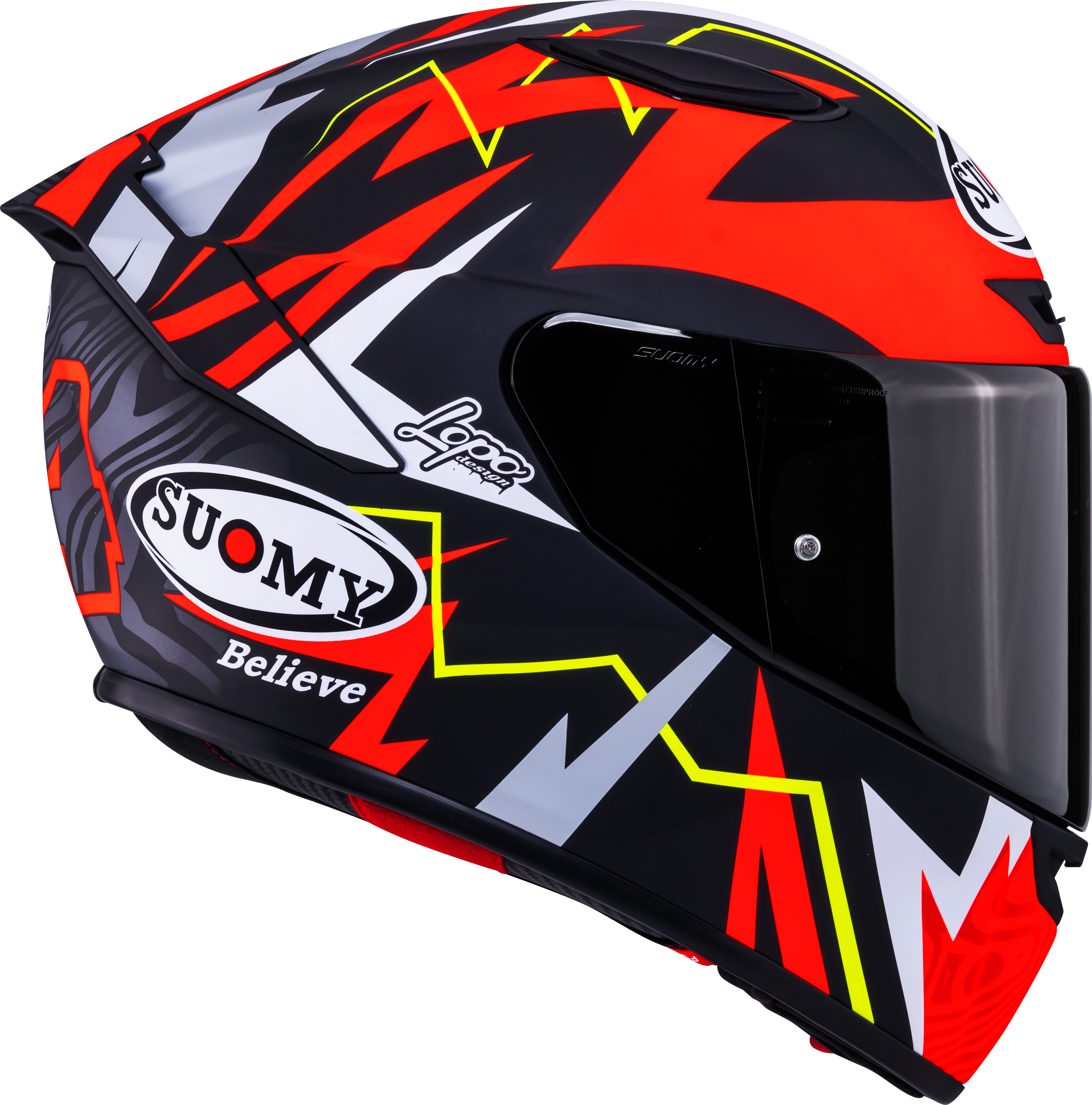 Suomy Track-1 Helm Matt Rot Sam Lowes Replica 2025 K6T10020