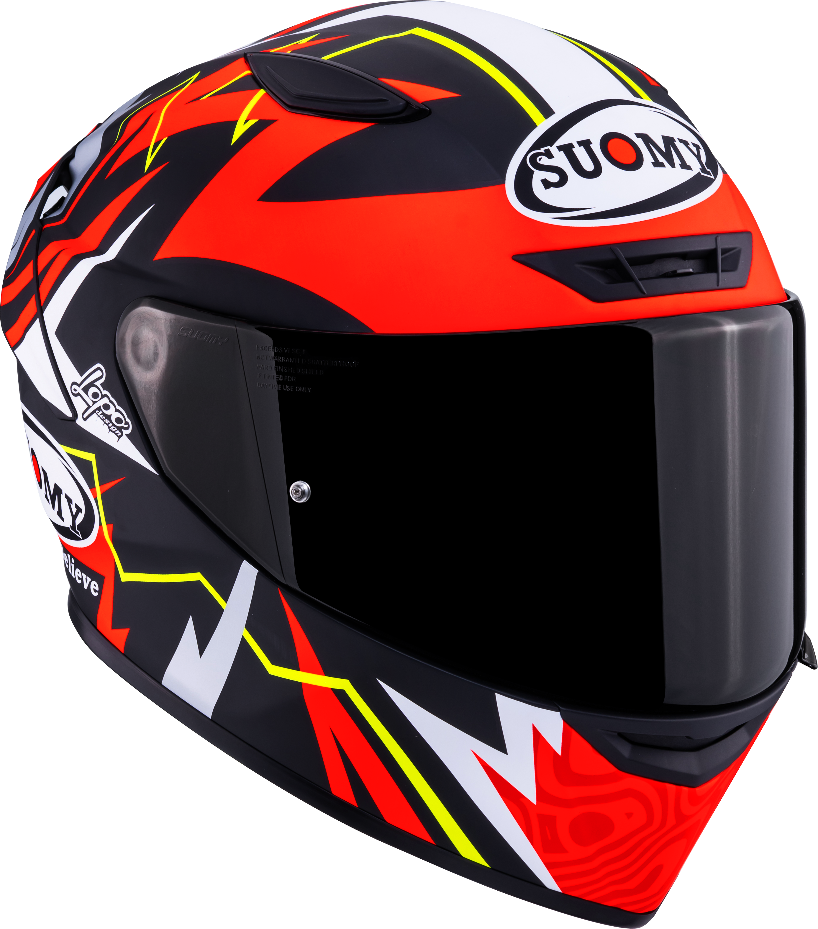 Suomy Track-1 Helm Matt Rot Sam Lowes Replica 2025 K6T10020