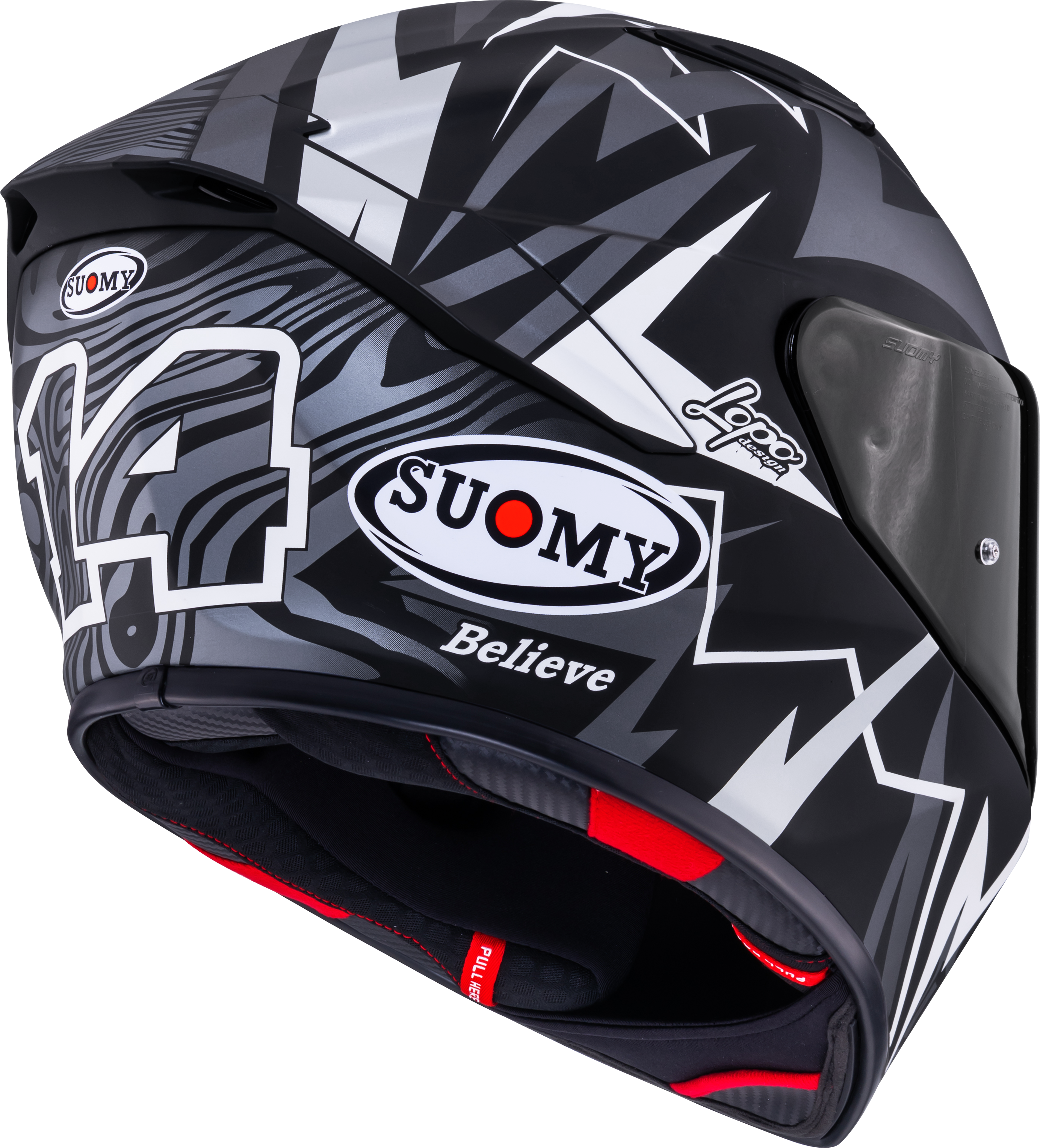 Suomy Track-1 Helm Matt Sam Lowes Replica 2025 Winter Edition K6T10021