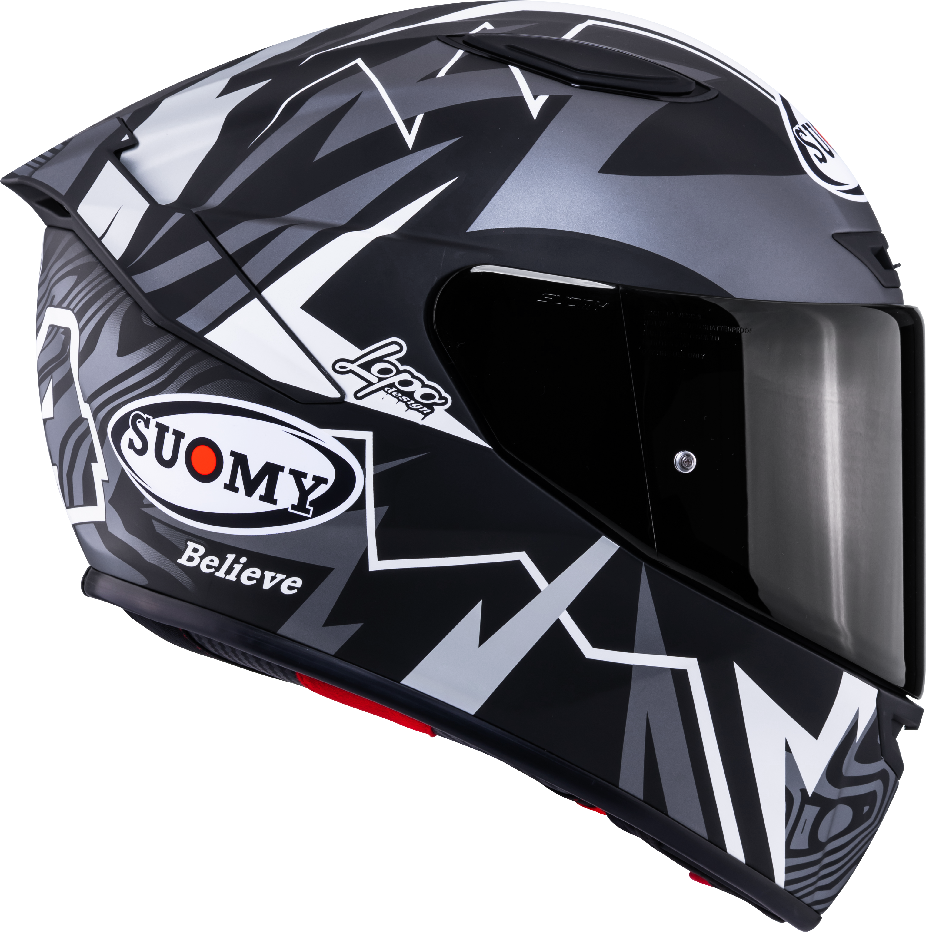 Suomy Track-1 Helm Matt Sam Lowes Replica 2025 Winter Edition K6T10021