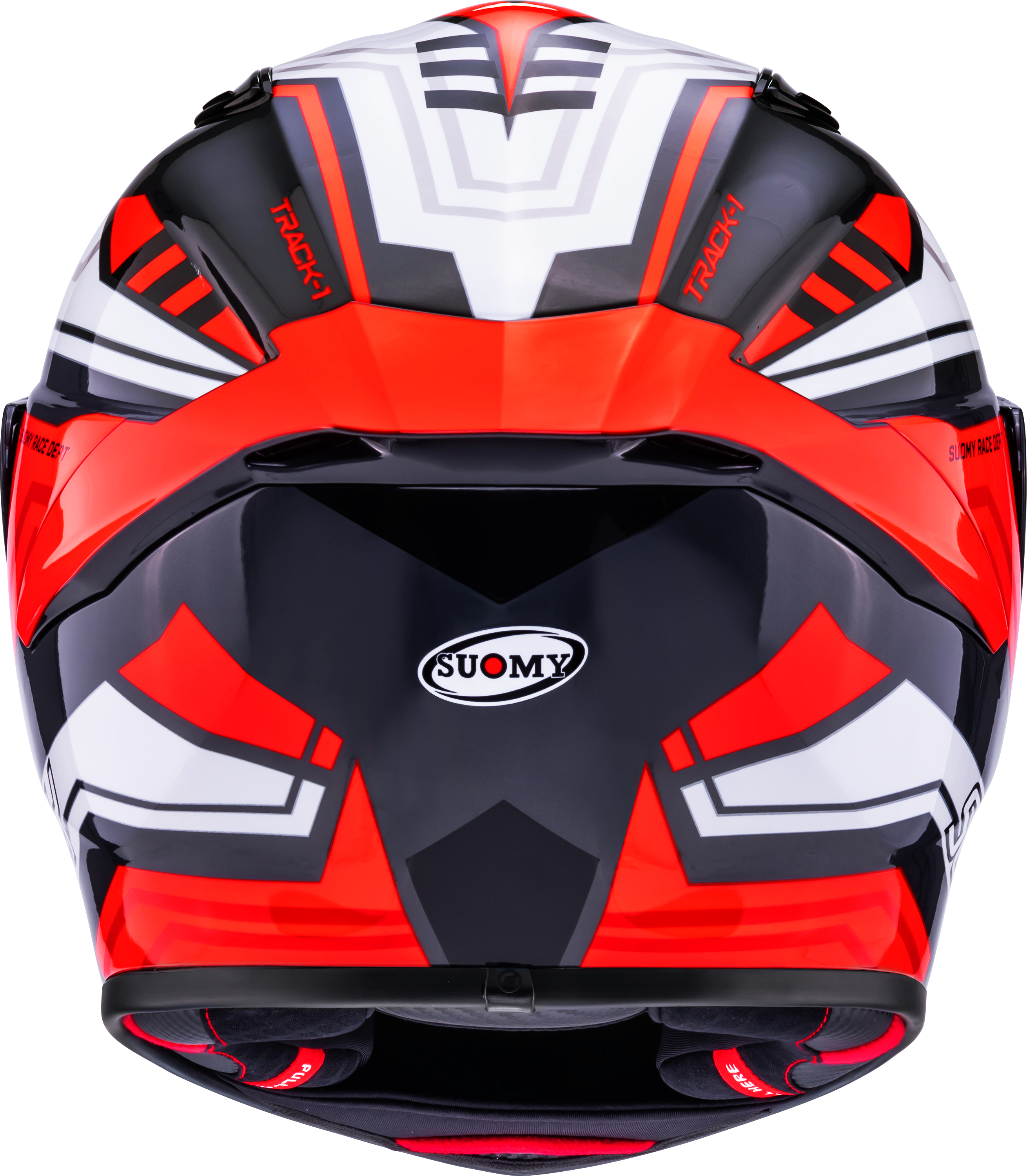 Suomy Track-1 Helm Framework Weiß/Rot K6T10022