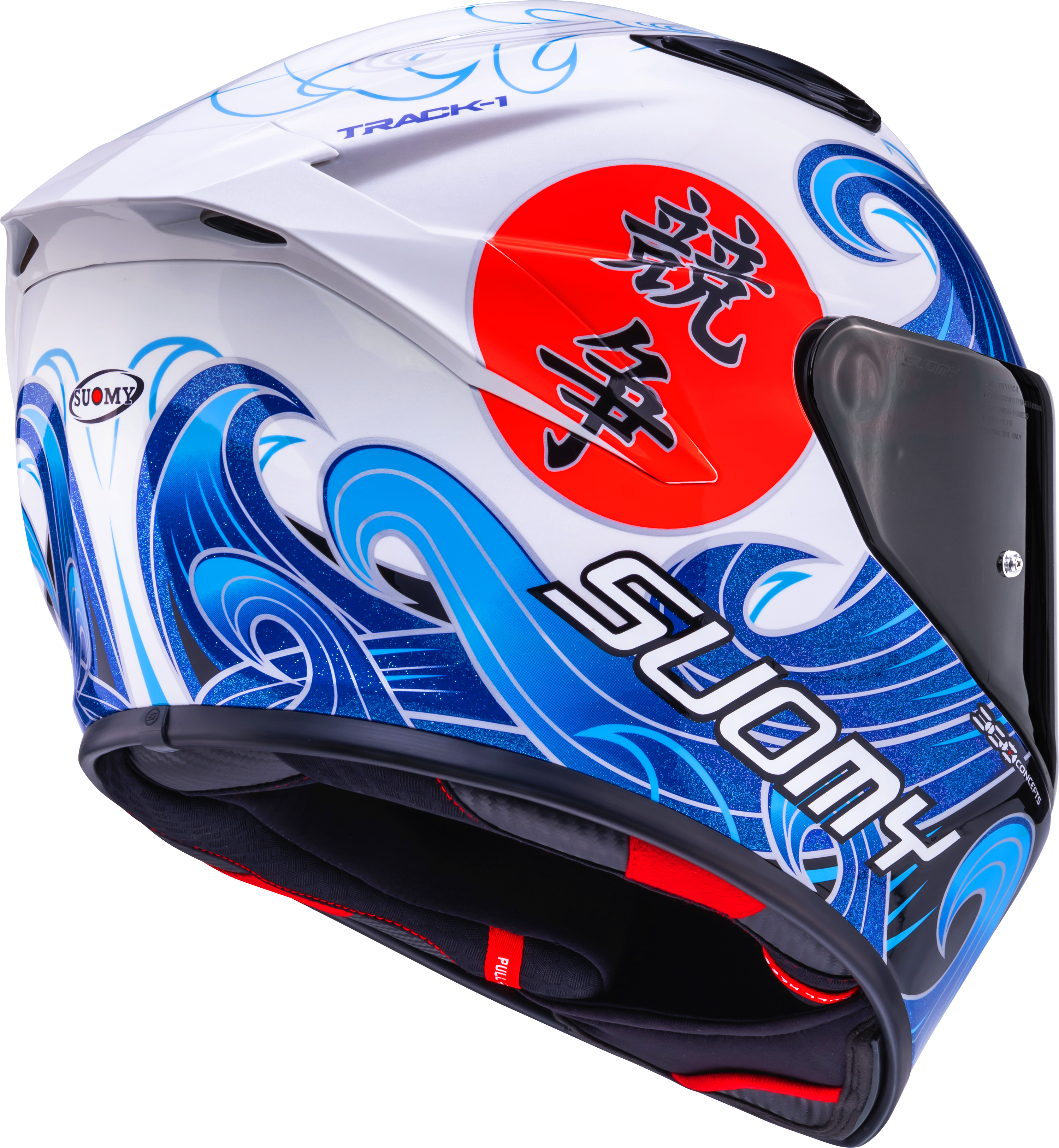 Suomy Track-1 Helm Waves Weiß K6T10025