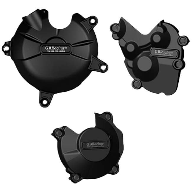 Motordeckel Protektoren Komplettset GBRacing Kawasaki ZX-6R/636/RR (13-26)