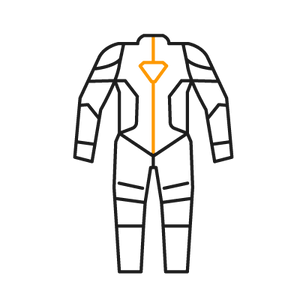 1x Laser Pro Einteiler Lederkombi 