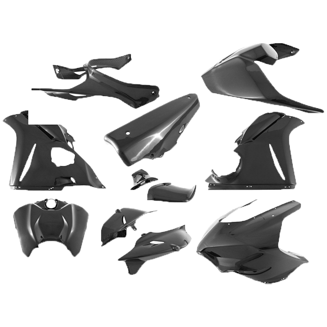 Komplettes Verkleidungsset 200 Plain Carbon Fullsix Ducati Panigale V4/S (25-26)