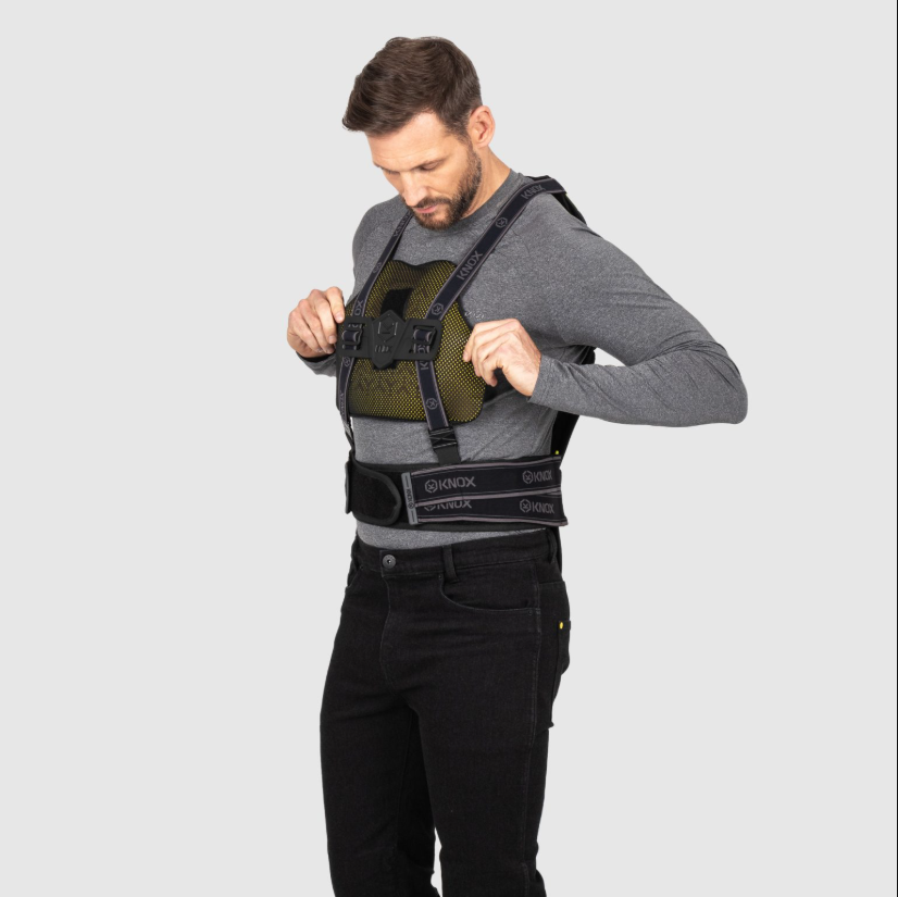 Knox Micro-Lock Brustprotektor | Herren | Schwarz | 1014729044180