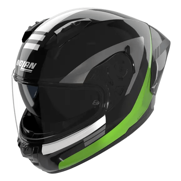 Nolan N60-6 Sport Helm Contrasto Schwarz / Fluoreszierendes Grün / Glänzendes Finish 358