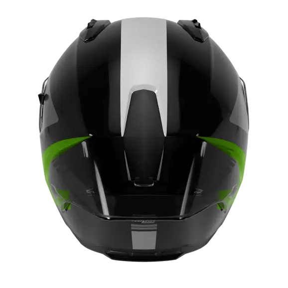 Nolan N60-6 Sport Helm Contrasto Schwarz / Fluoreszierendes Grün / Glänzendes Finish 358