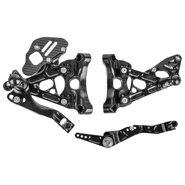 Fußrastenanlage Spider Racing BMW S1000RR K67 (19-26) 10.B185