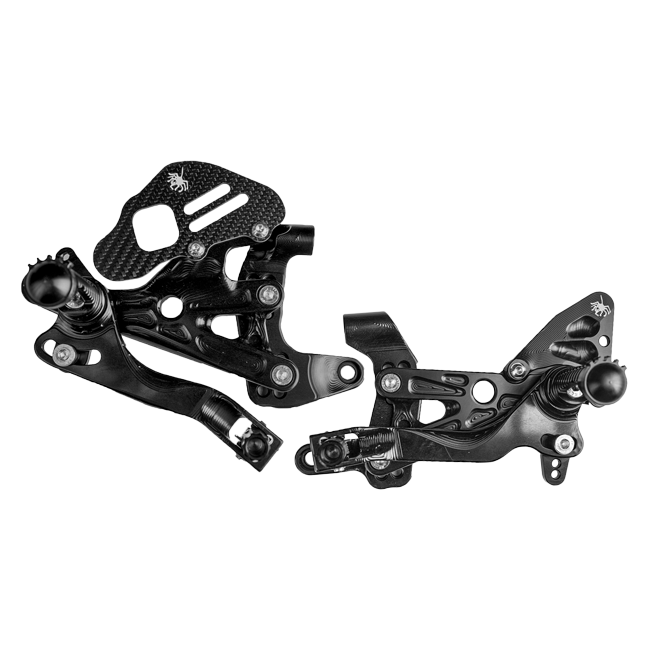 Fußrastenanlage EVO Spider Racing Ducati Panigale V4/S/R (18-24) 10.D181