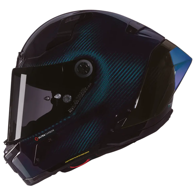Nolan X-804 RS Helm Ultra Carbon Glossy Blue Liquido 328