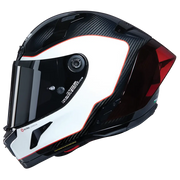 Nolan X-804 RS Helm Ultra Carbon Weiß/Rot Asso di Picche 343