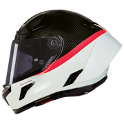 Nolan X-804 RS Helm Ultra Carbon Weiß/Rot D.O.C 346