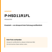 Akrapovic Hitzeschild P-HSD11R1FL — Platzhalter, kein Herstellerfoto verfügbar