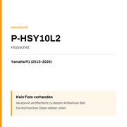 Akrapovic Hitzeschild Yamaha R1 (15-26) P-HSY10L2 — Platzhalter, kein Herstellerfoto verfügbar