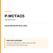 Akrapovic Dämpferschelle Honda CBR 600 RR (18-26) P-MCTAC5 — Platzhalter, kein Herstellerfoto verfügbar