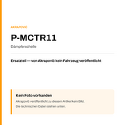 Akrapovic Dämpferschelle P-MCTR11 — Platzhalter, kein Herstellerfoto verfügbar