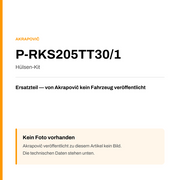 Akrapovic Hülsen-Kit P-RKS205TT30/1 — Platzhalter, kein Herstellerfoto verfügbar