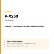 Akrapovic Montagesatz P-X250 — Platzhalter, kein Herstellerfoto verfügbar