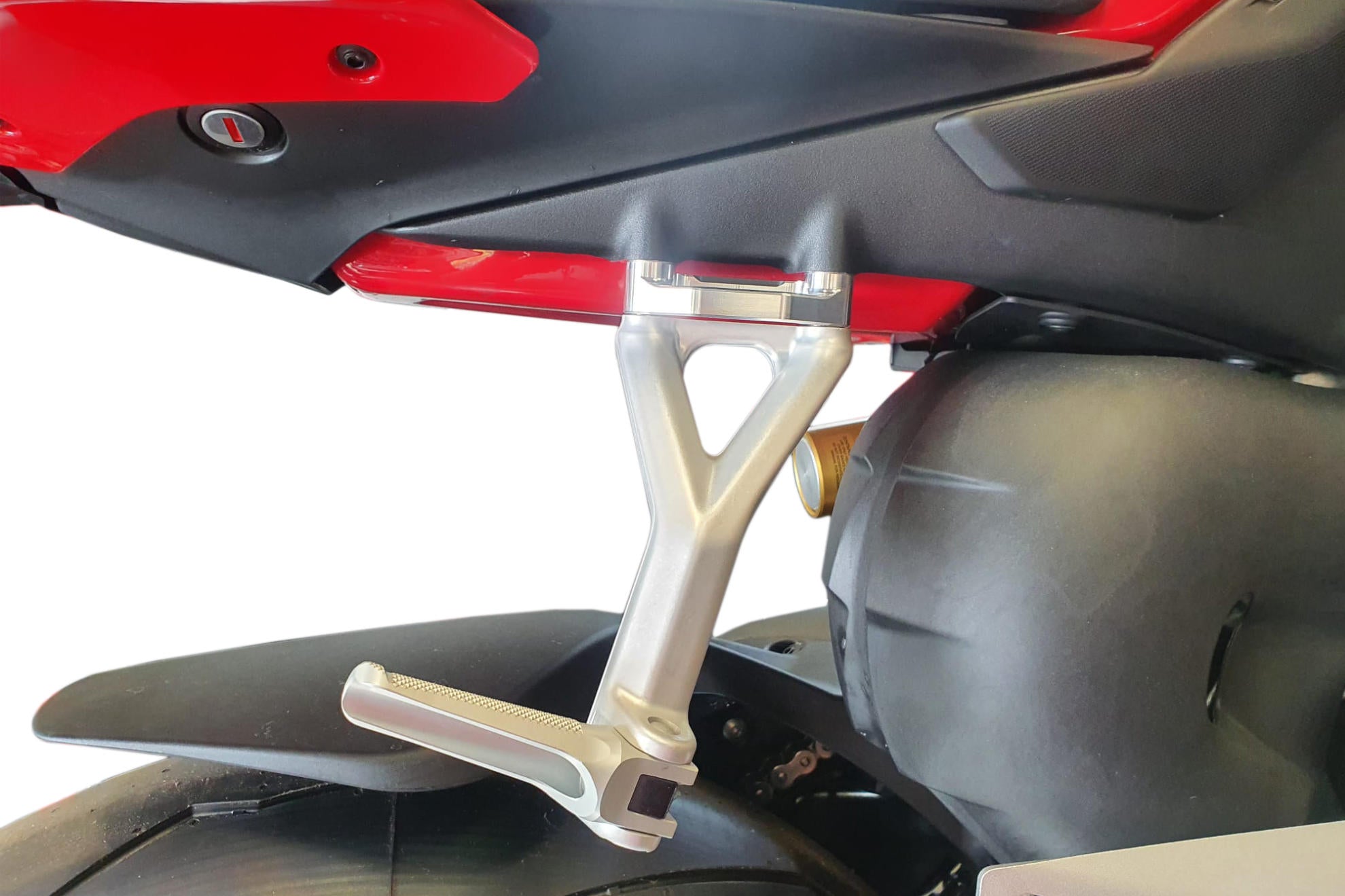 Sozius-Fußrasten Abdeckplatten Aluminium CNC Racing Ducati Panigale V4/S/R (25-26) PET52