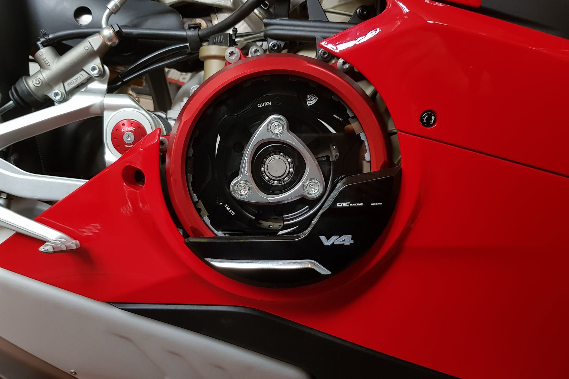 Aluminium Kupplung Protektor Schutzabdeckung CNC Racing Ducati Panigale V4/S (25-26) PR310