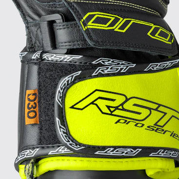 RST Pro Series GP D3O Motorrad Lederhandschuhe | Herren | Schwarz | 103715