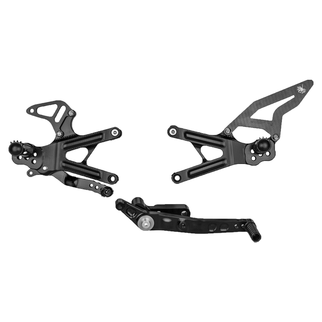 Fußrastenanlage Spider Racing Yamaha YZF-R1/M RN32, RN49 und RN65 (15-26) 10.Y26