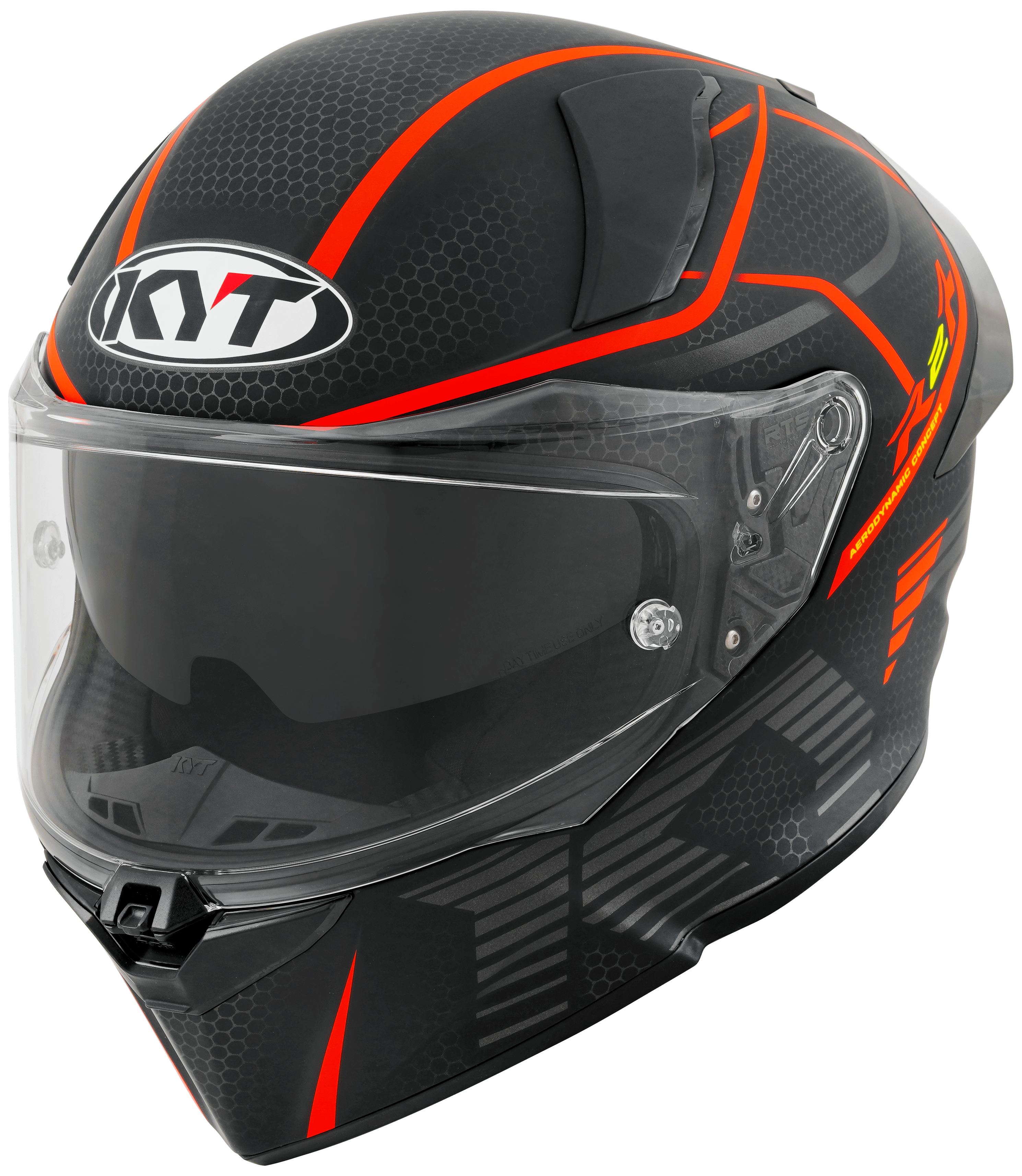 KYT R2R Helm Concept Matt Schwarz / Rot Y6R20008