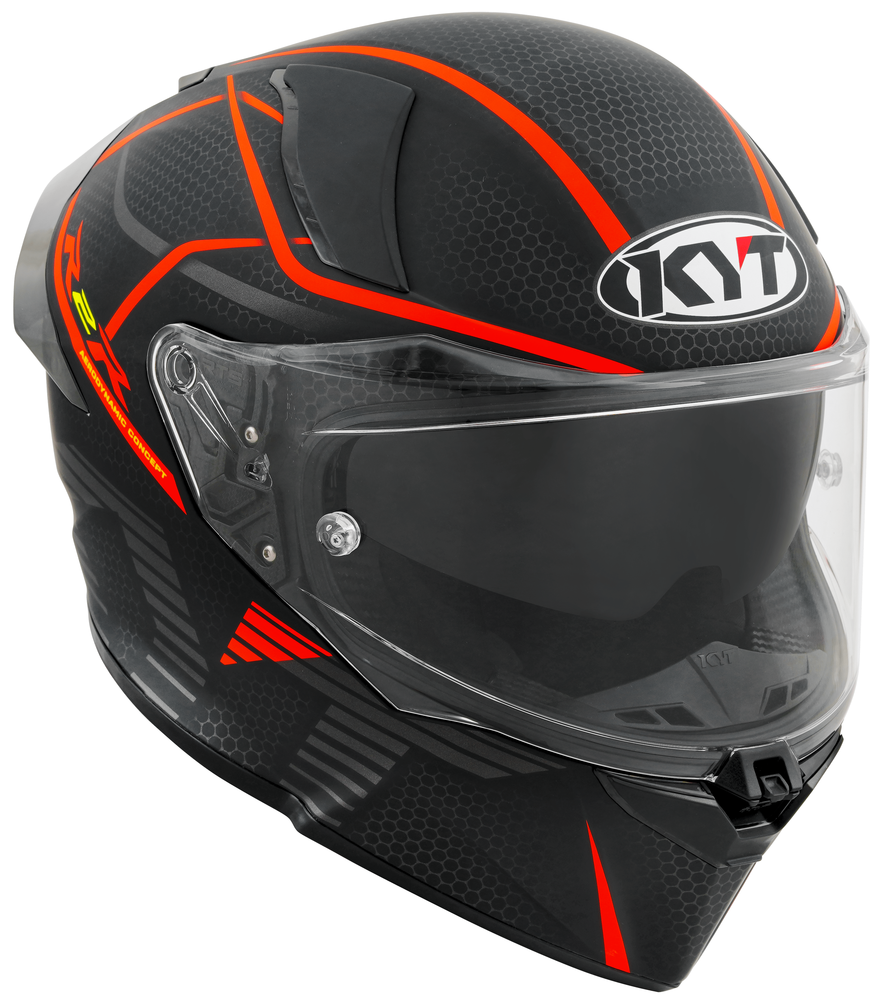 KYT R2R Helm Concept Matt Schwarz / Rot Y6R20008