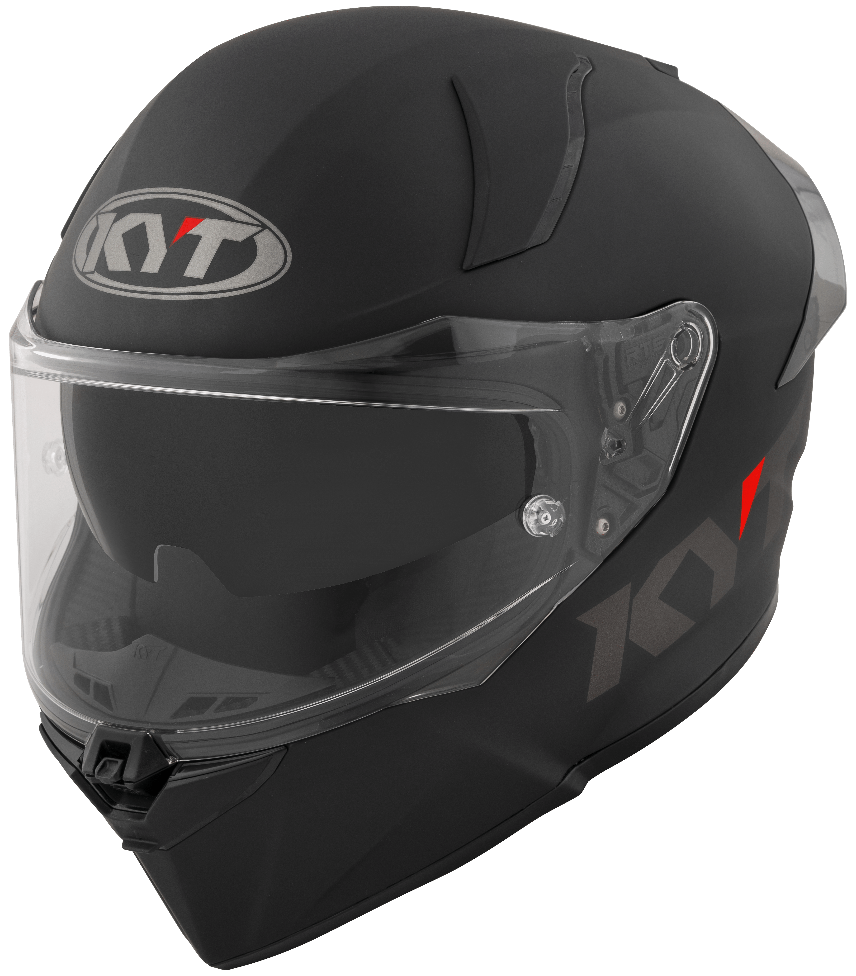 KYT R2R Helm Plain schwarz matt Y6R200X6
