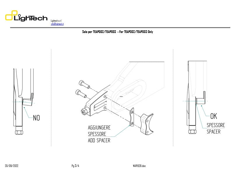 Kettenspanner LighTech Suzuki GSX-R 600 & 750 (11-16) TESU004