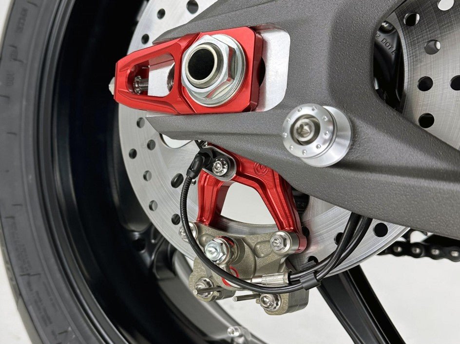 Kettenspanner Kit mit Bremssattelhalter und Brembo P2-24 64mm X206001 Motocorse Ducati Panigale V4/S (2025)