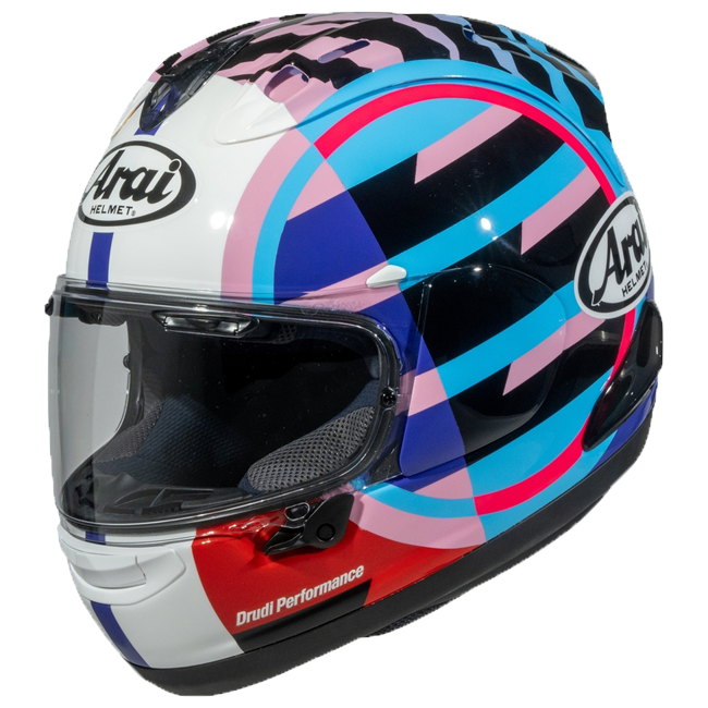 Arai RX-7V Evo Helm Spectre Cyan 137-0149