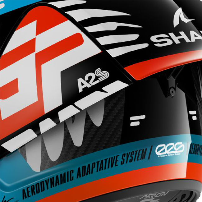 Shark Aeron GP Helm FIM 2 Racing Speed-Fancy DWB
